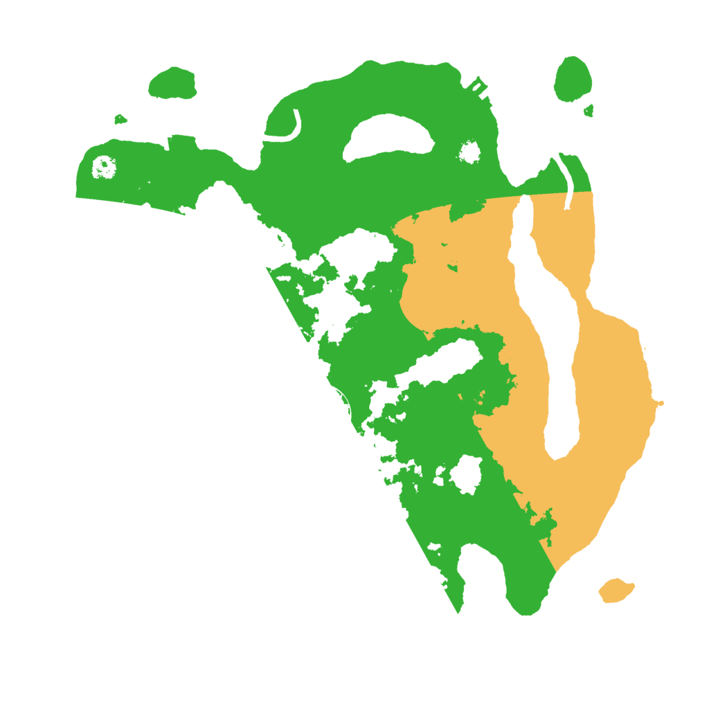 Biome Rust Map: Procedural Map, Size: 3000, Seed: 1129303177