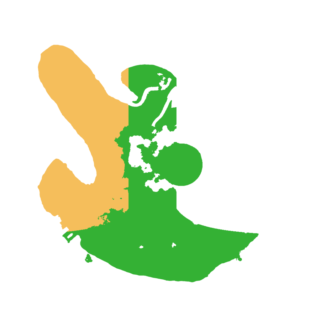 Biome Rust Map: Procedural Map, Size: 2000, Seed: 733885955