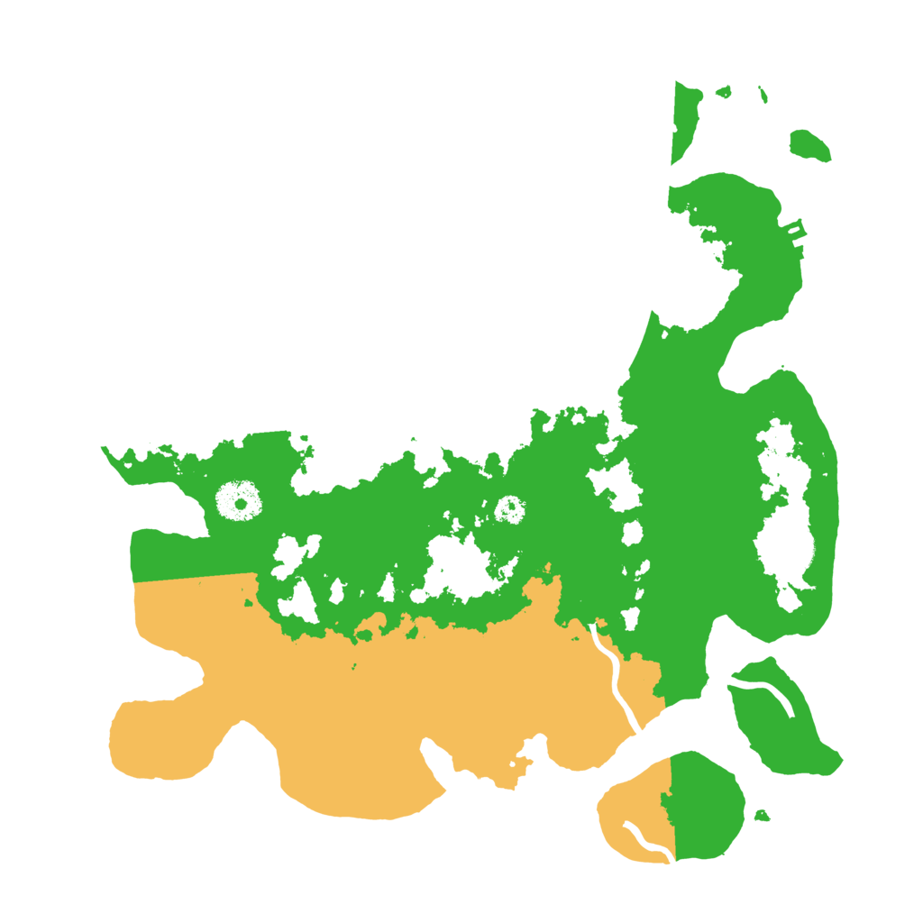 Biome Rust Map: Procedural Map, Size: 3200, Seed: 11805340