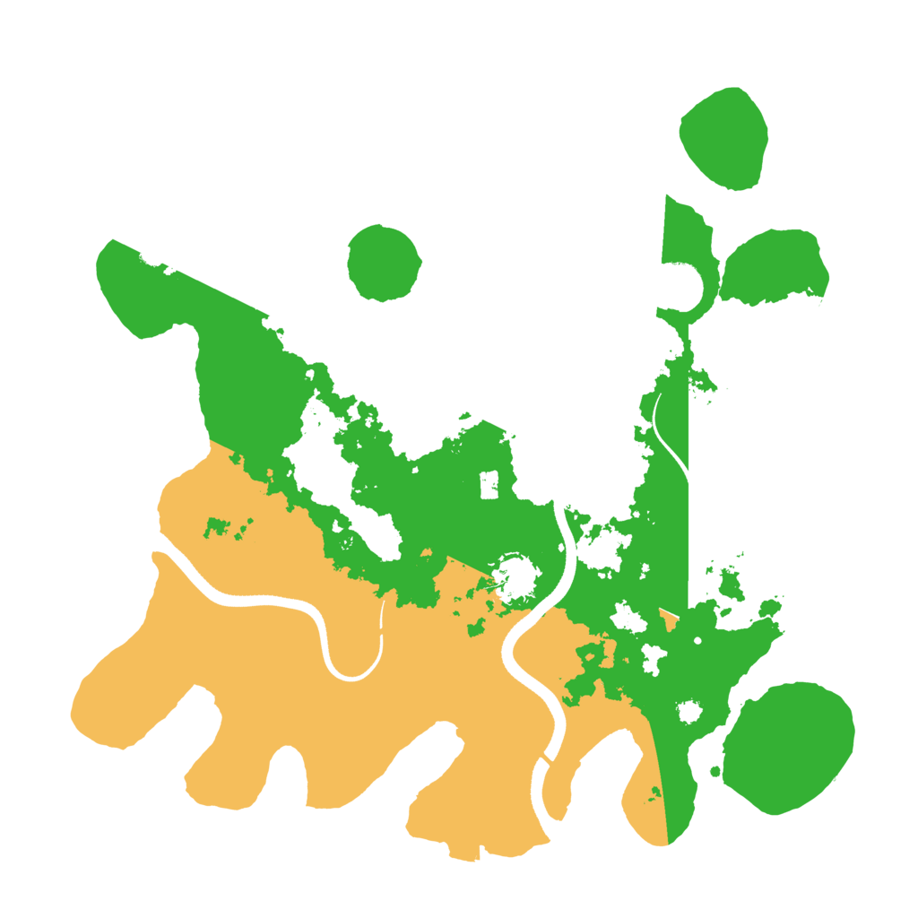 Biome Rust Map: Procedural Map, Size: 3500, Seed: 14201874