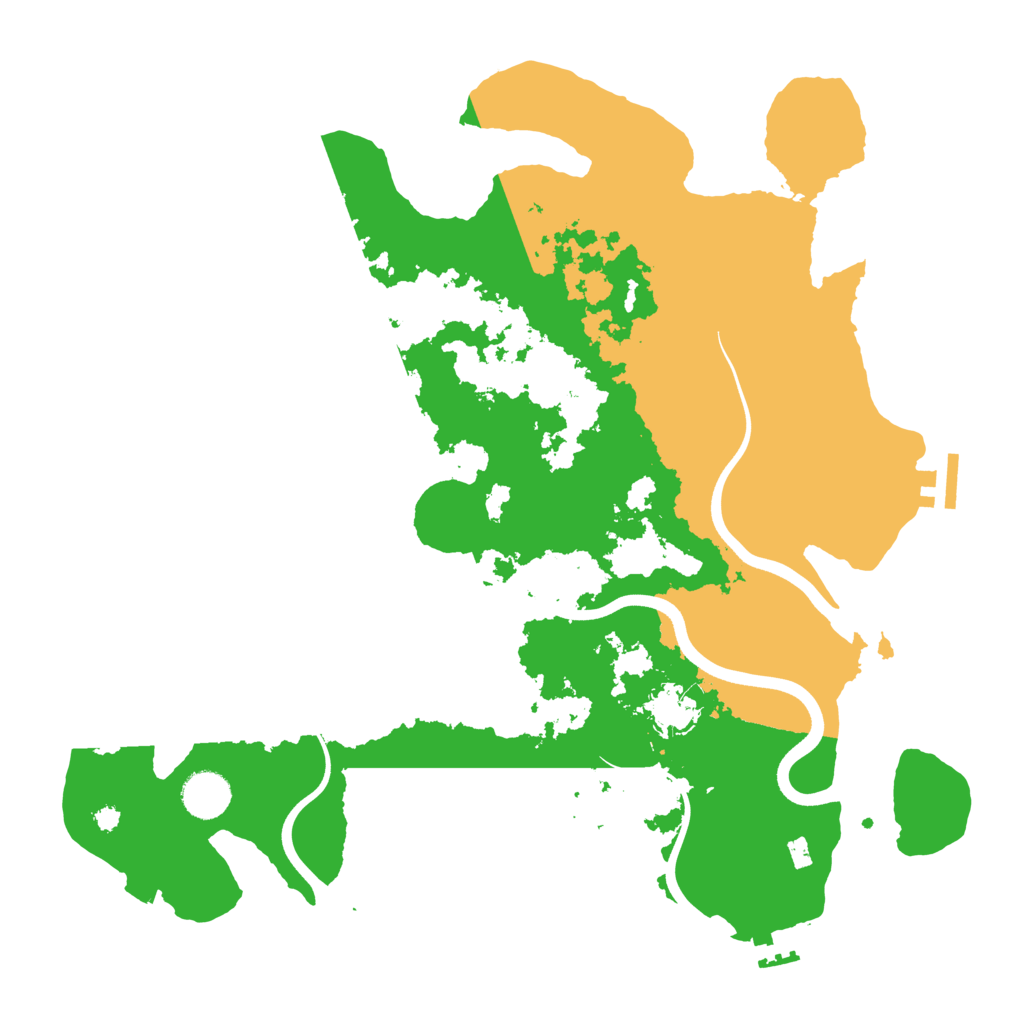 Biome Rust Map: Procedural Map, Size: 3750, Seed: 125604511