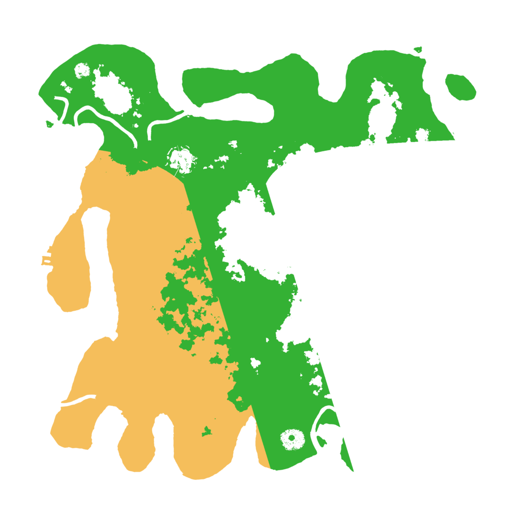 Biome Rust Map: Procedural Map, Size: 3500, Seed: 288173614