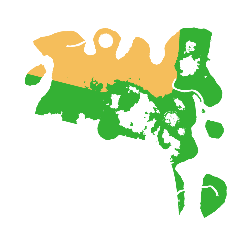 Biome Rust Map: Procedural Map, Size: 3000, Seed: 1681182996