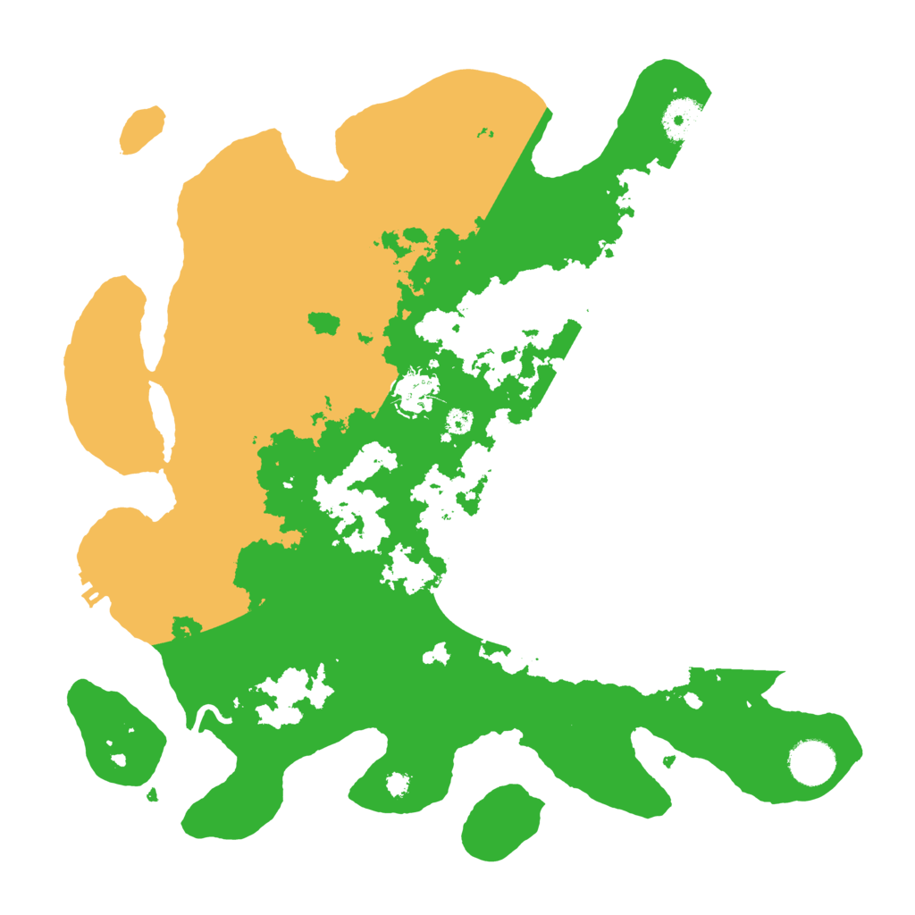 Biome Rust Map: Procedural Map, Size: 3500, Seed: 59810274