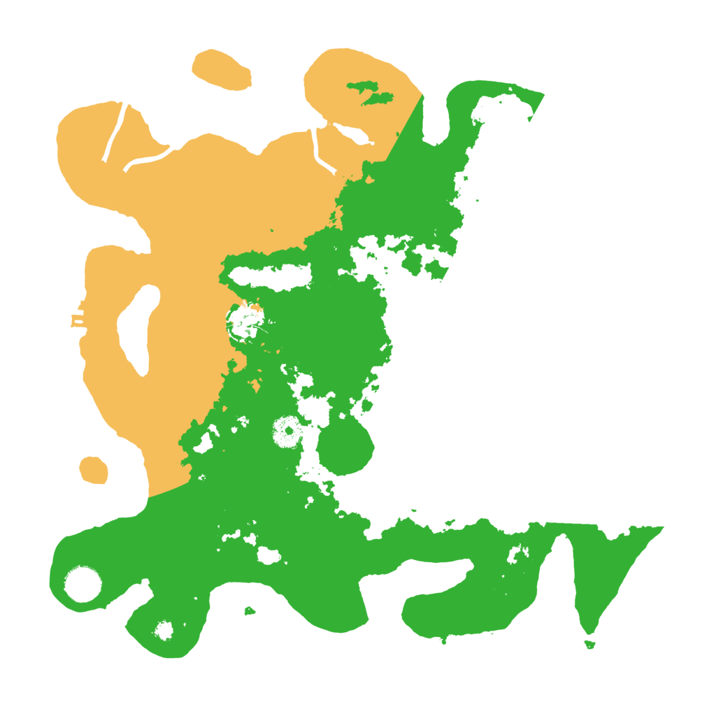 Biome Rust Map: Procedural Map, Size: 3500, Seed: 622597651