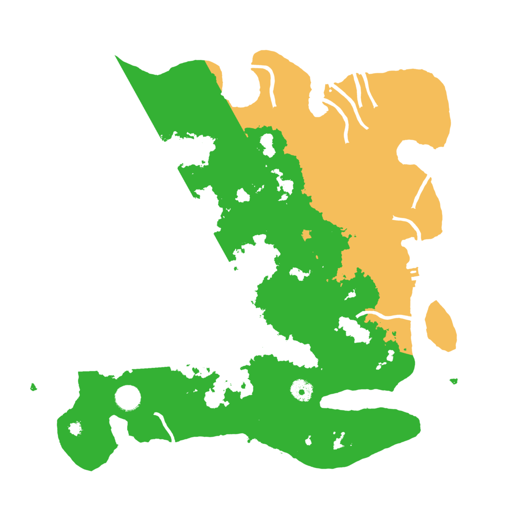 Biome Rust Map: Procedural Map, Size: 3500, Seed: 772715