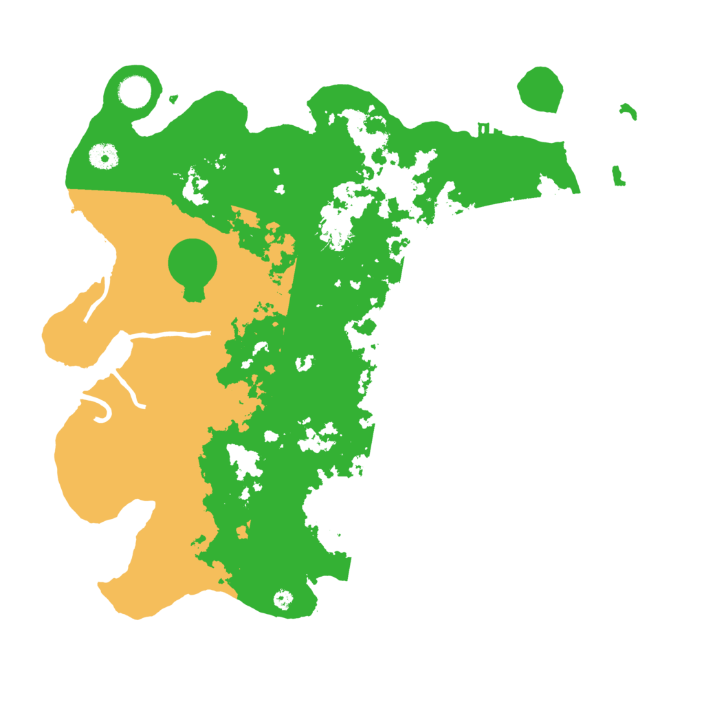 Biome Rust Map: Procedural Map, Size: 3800, Seed: 7379577