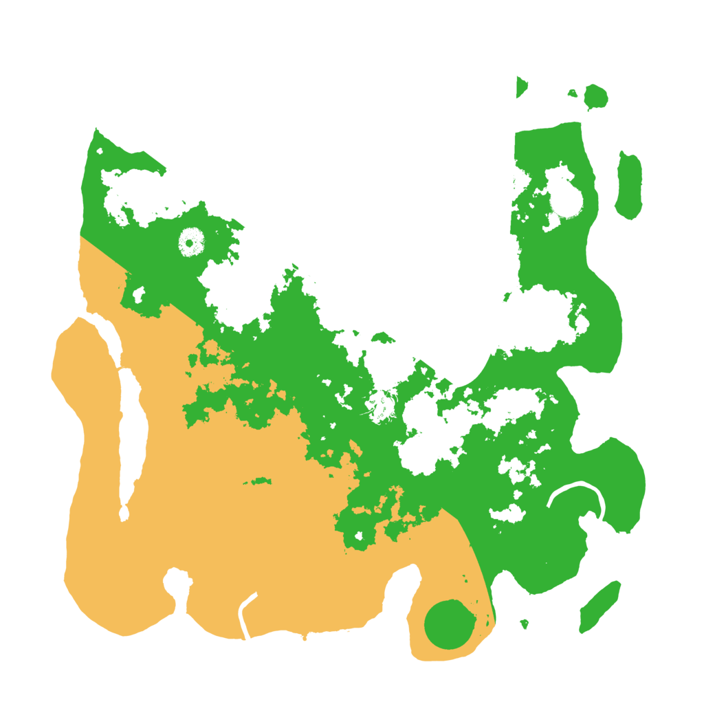 Biome Rust Map: Procedural Map, Size: 3800, Seed: 59628037