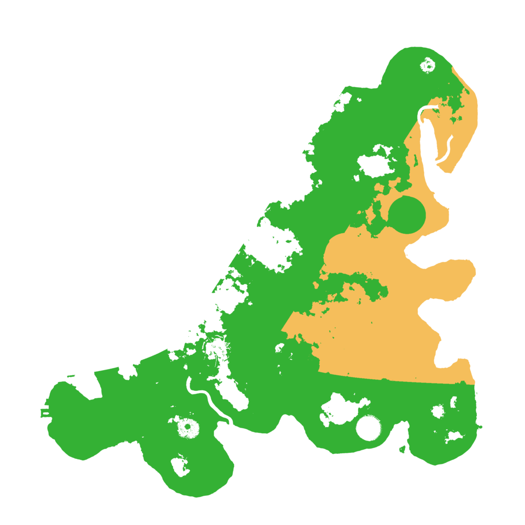 Biome Rust Map: Procedural Map, Size: 3700, Seed: 59627031