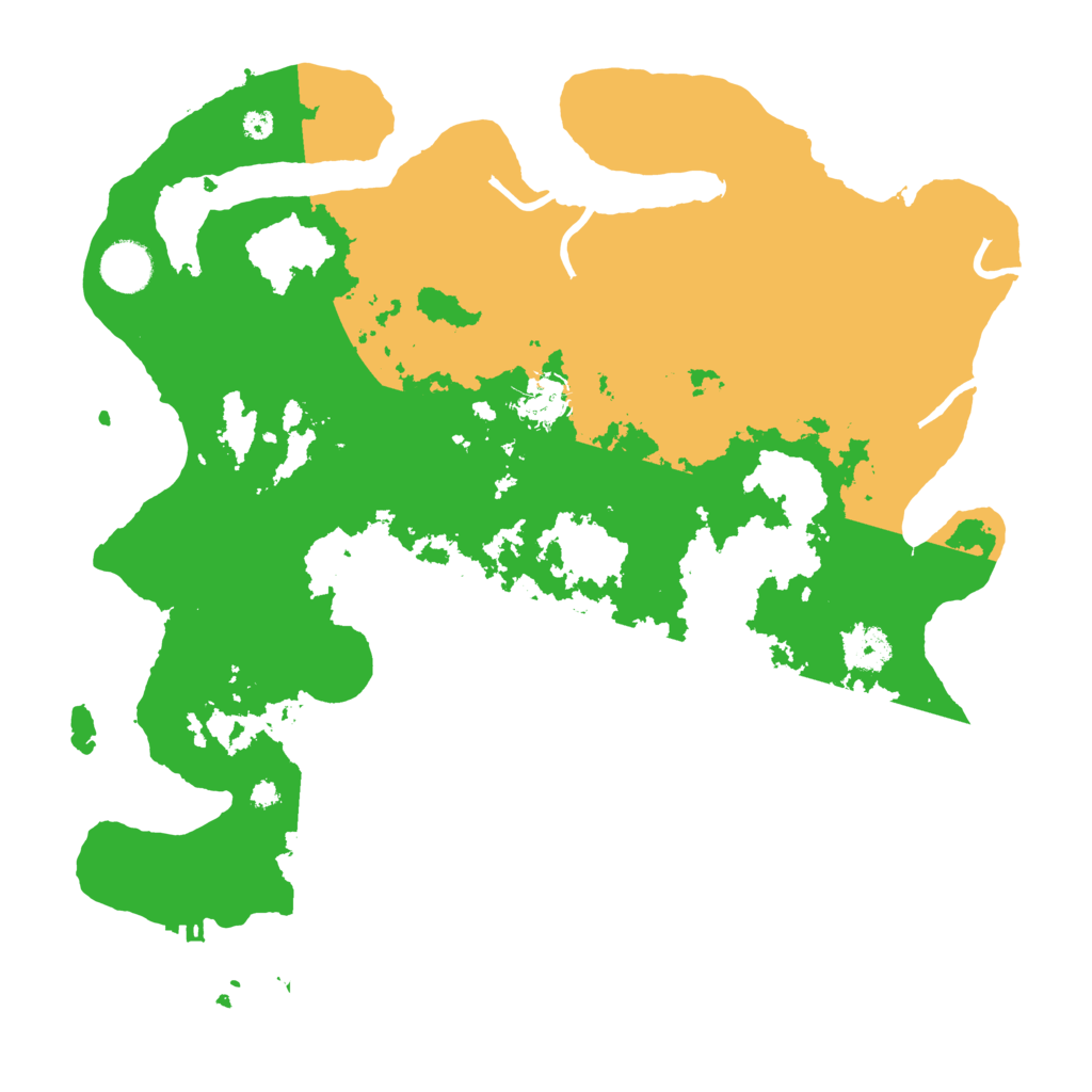 Biome Rust Map: Procedural Map, Size: 3700, Seed: 59627026