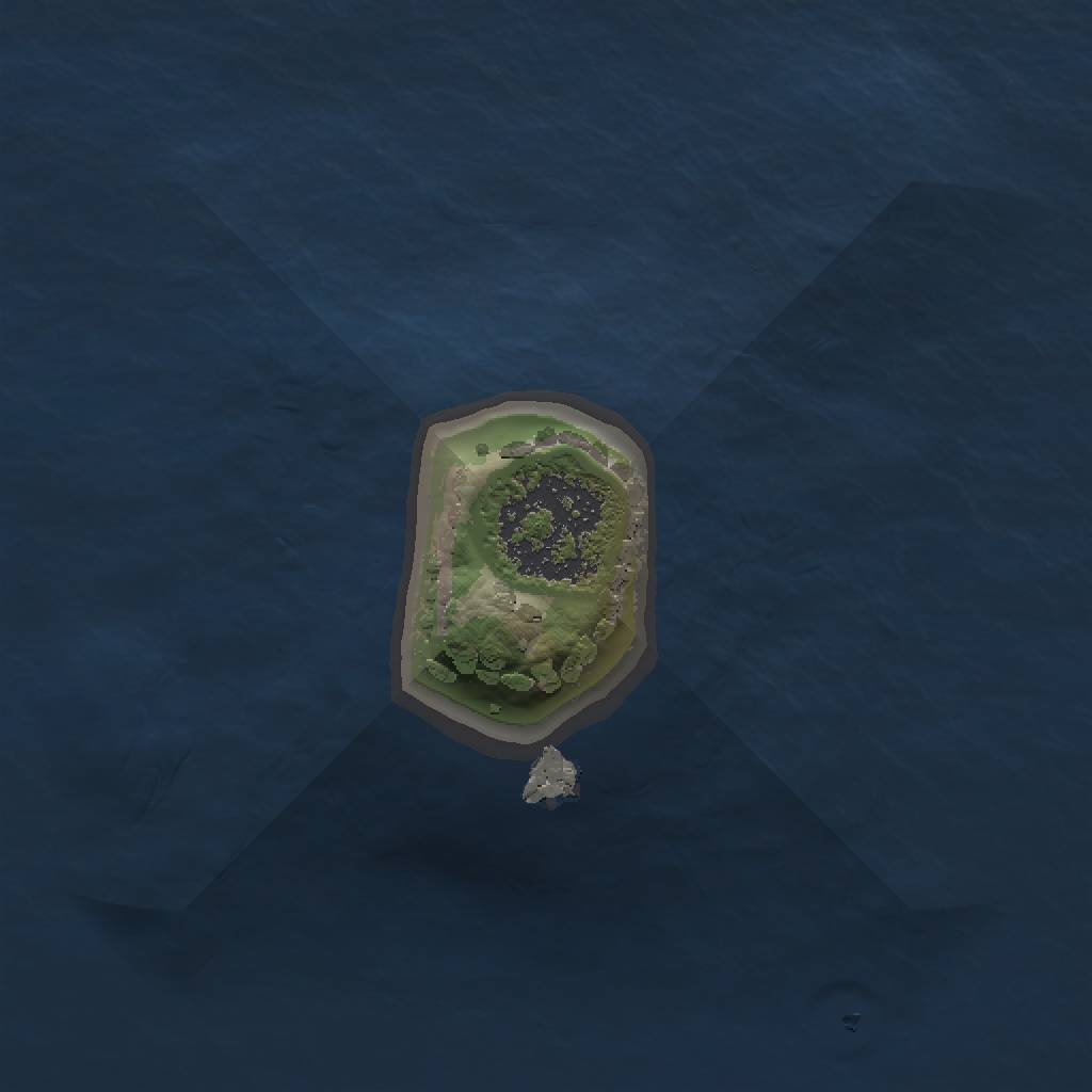 Rust Map: Procedural Map, Size: 1000, Seed: 457080892, 3 Monuments