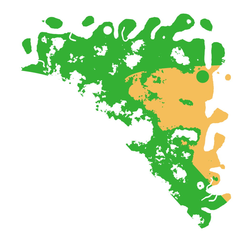 Biome Rust Map: Procedural Map, Size: 5100, Seed: 752618649