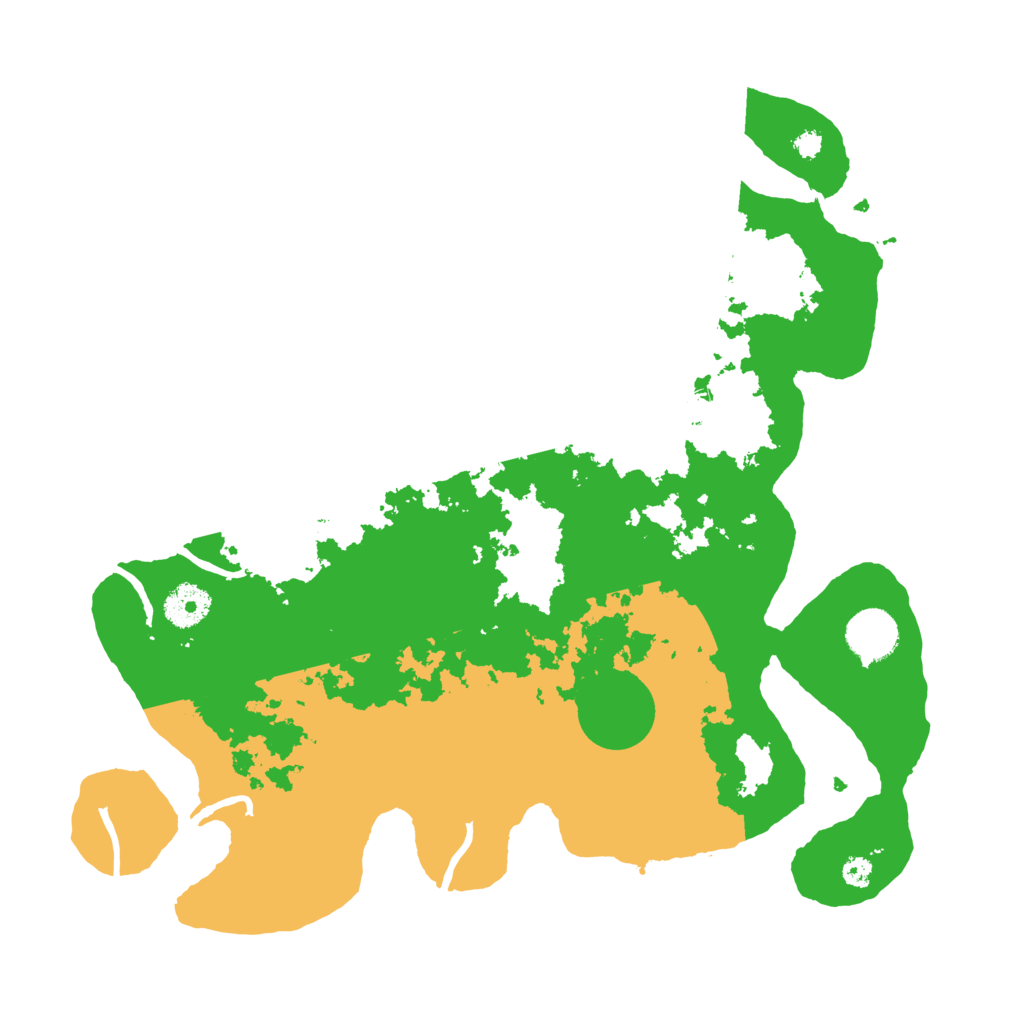 Biome Rust Map: Procedural Map, Size: 3500, Seed: 1129315639