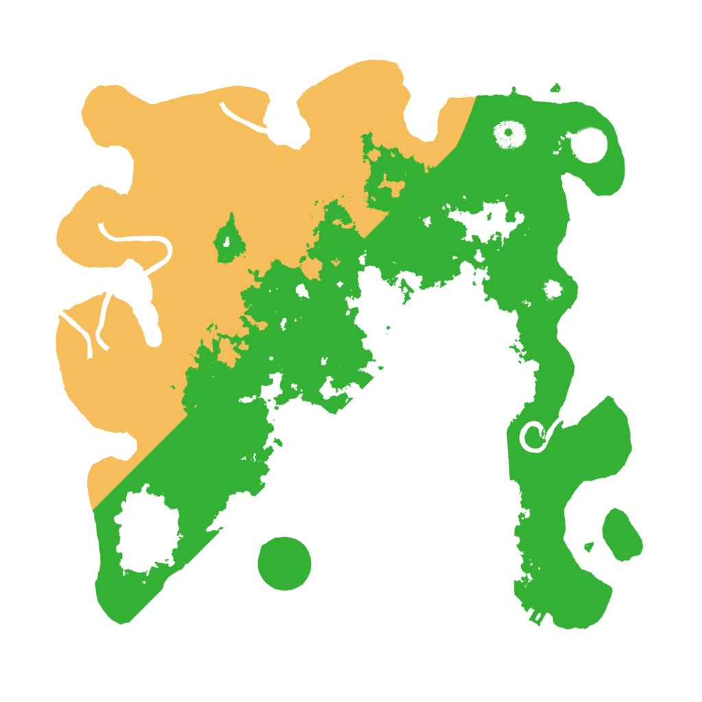 Biome Rust Map: Procedural Map, Size: 3500, Seed: 195813890