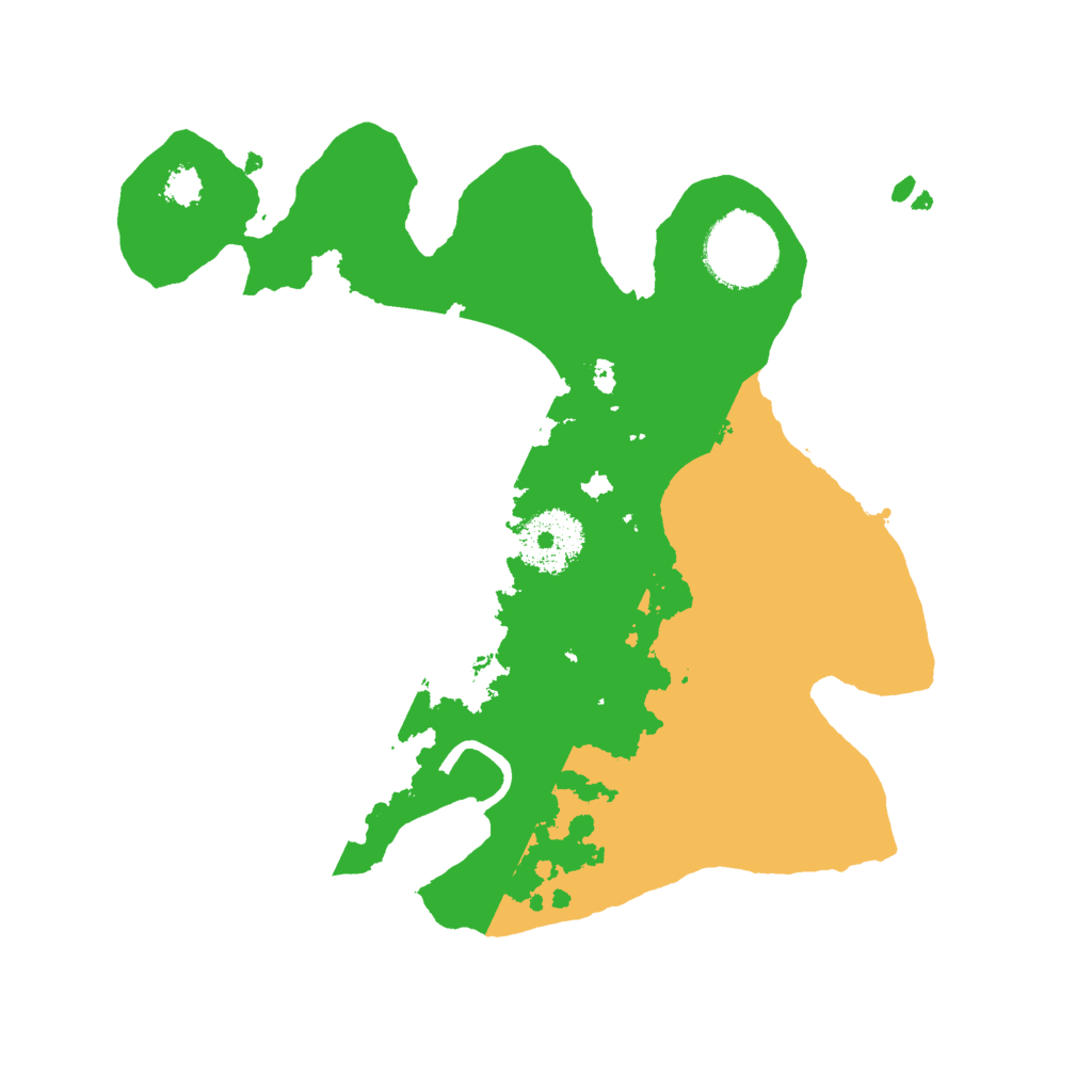 Biome Rust Map: Procedural Map, Size: 2600, Seed: 192372