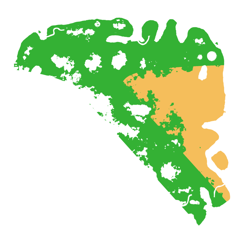 Biome Rust Map: Procedural Map, Size: 4500, Seed: 2032428744