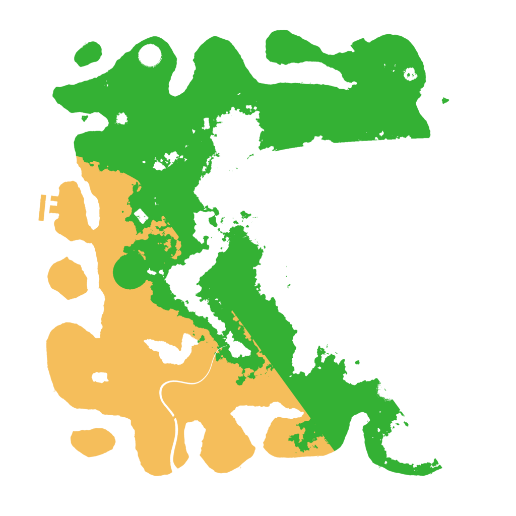 Biome Rust Map: Procedural Map, Size: 4000, Seed: 1127374