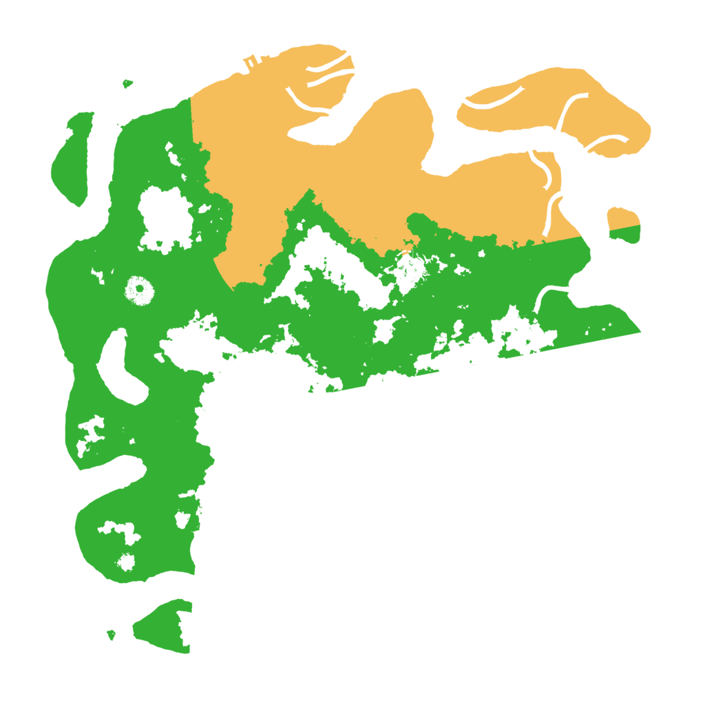 Biome Rust Map: Procedural Map, Size: 3700, Seed: 593751197