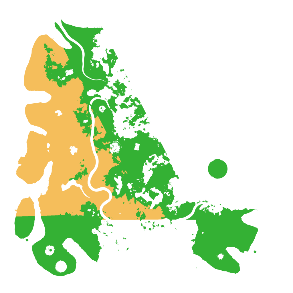 Biome Rust Map: Procedural Map, Size: 4500, Seed: 591401382