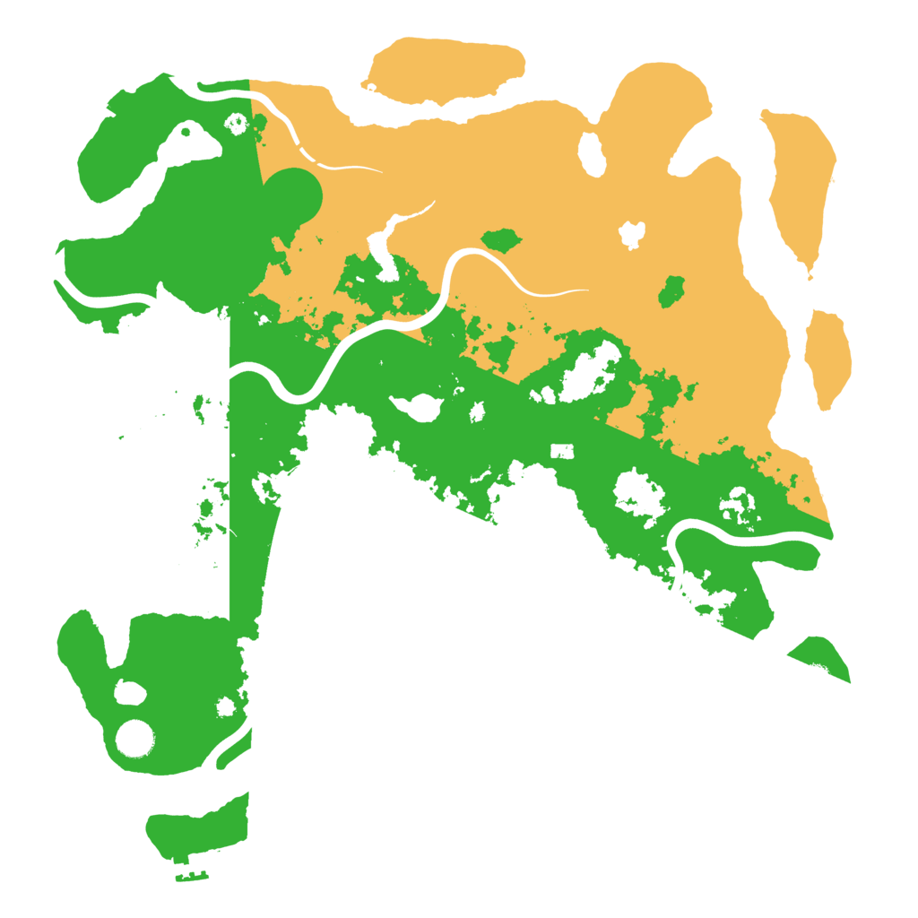 Biome Rust Map: Procedural Map, Size: 4250, Seed: 2030089688