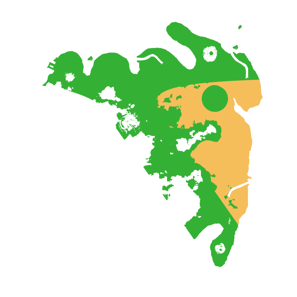 Biome Rust Map: Procedural Map, Size: 3000, Seed: 1988474
