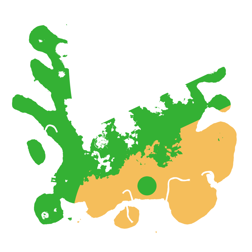Biome Rust Map: Procedural Map, Size: 3500, Seed: 1012200489