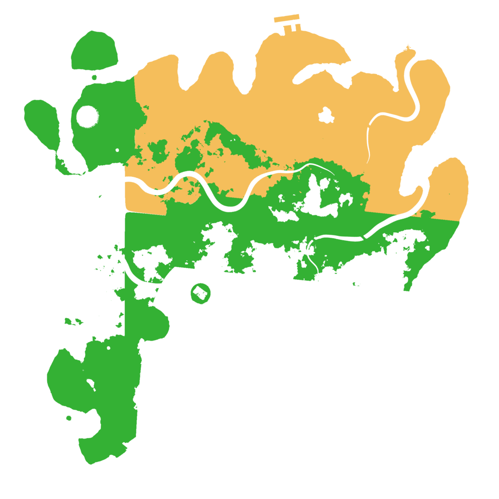 Biome Rust Map: Procedural Map, Size: 4000, Seed: 1469253580