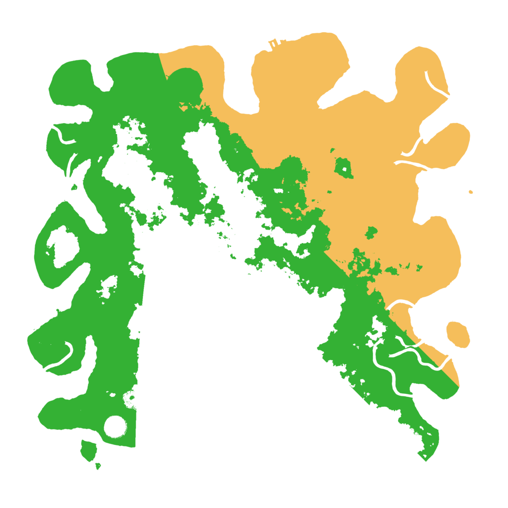 Biome Rust Map: Procedural Map, Size: 4000, Seed: 1720041712