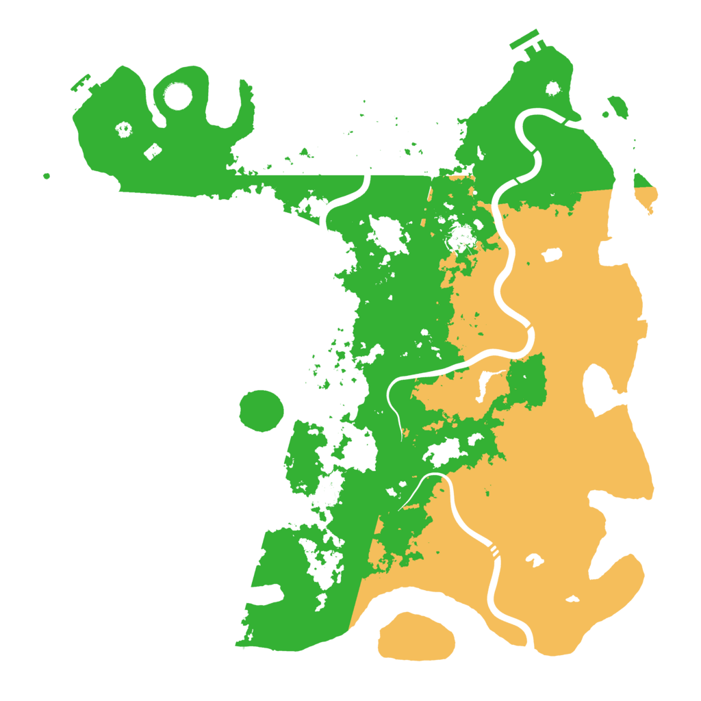 Biome Rust Map: Procedural Map, Size: 4500, Seed: 1537054037