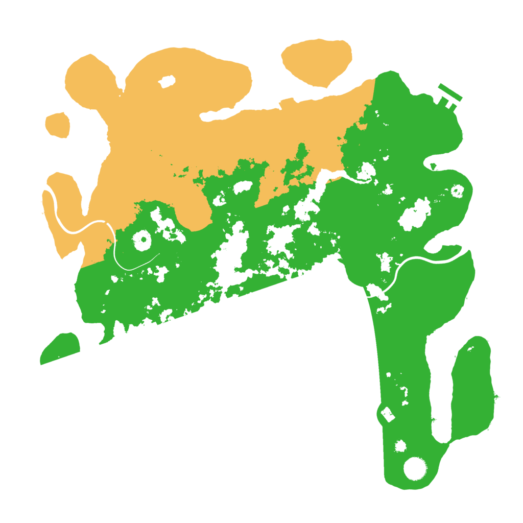 Biome Rust Map: Procedural Map, Size: 4000, Seed: 414199435