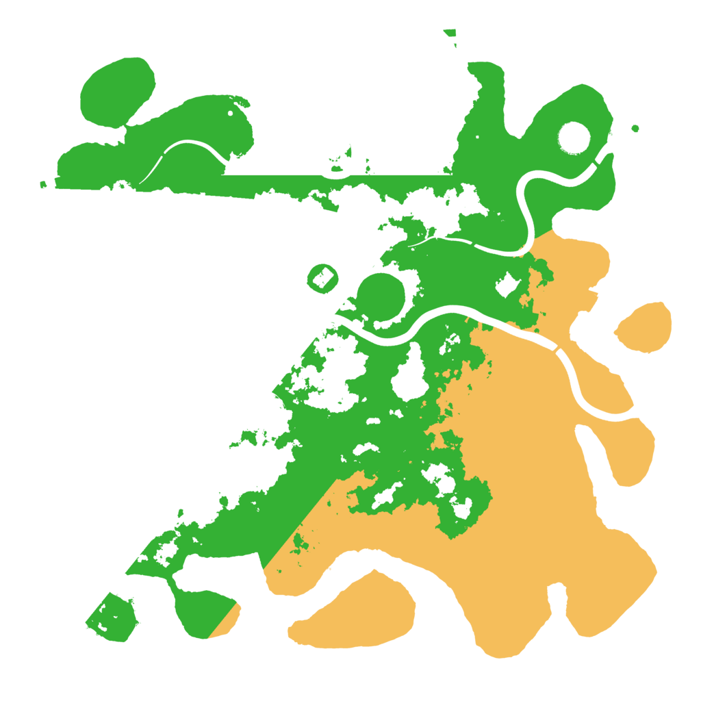 Biome Rust Map: Procedural Map, Size: 3850, Seed: 134652