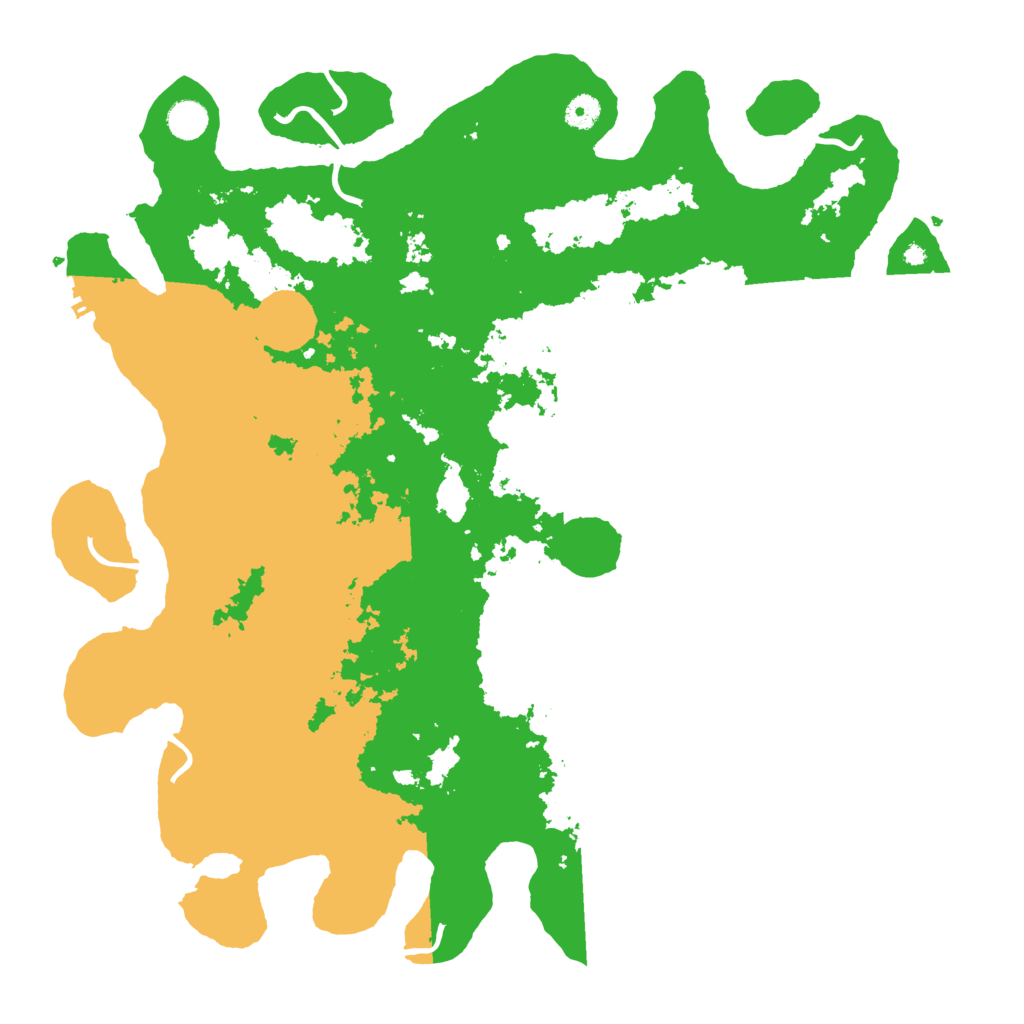 Biome Rust Map: Procedural Map, Size: 4500, Seed: 1011050571