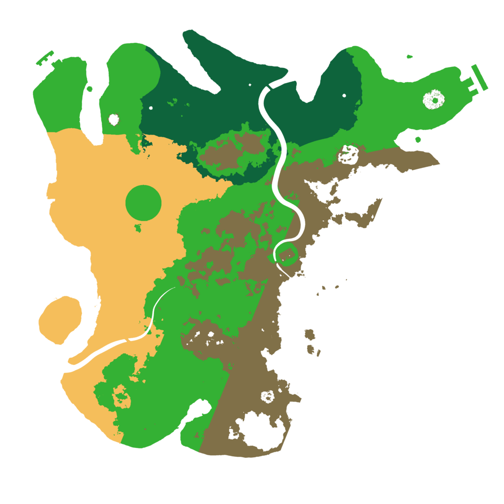 Biome Rust Map: Procedural Map, Size: 3700, Seed: 1903735187