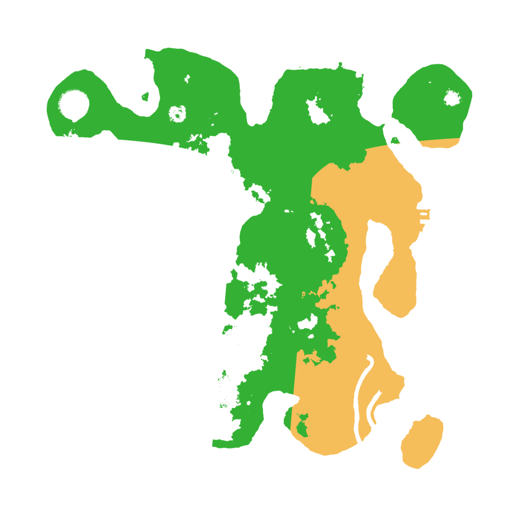 Biome Rust Map: Procedural Map, Size: 3000, Seed: 1057787135