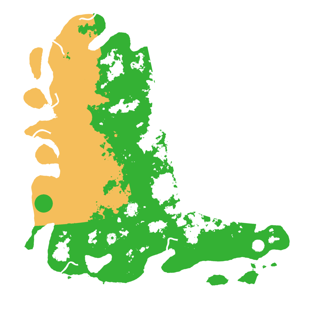 Biome Rust Map: Procedural Map, Size: 4500, Seed: 3120312