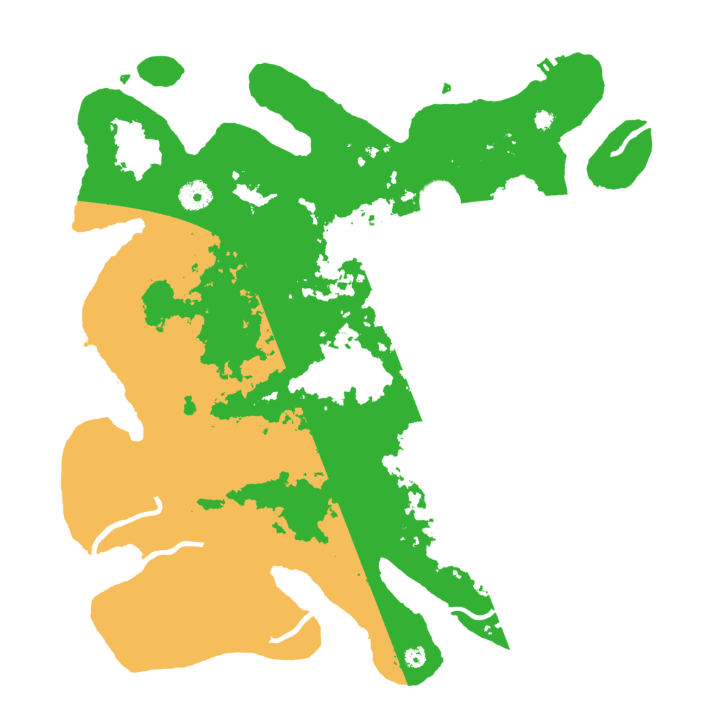 Biome Rust Map: Procedural Map, Size: 3500, Seed: 452033892