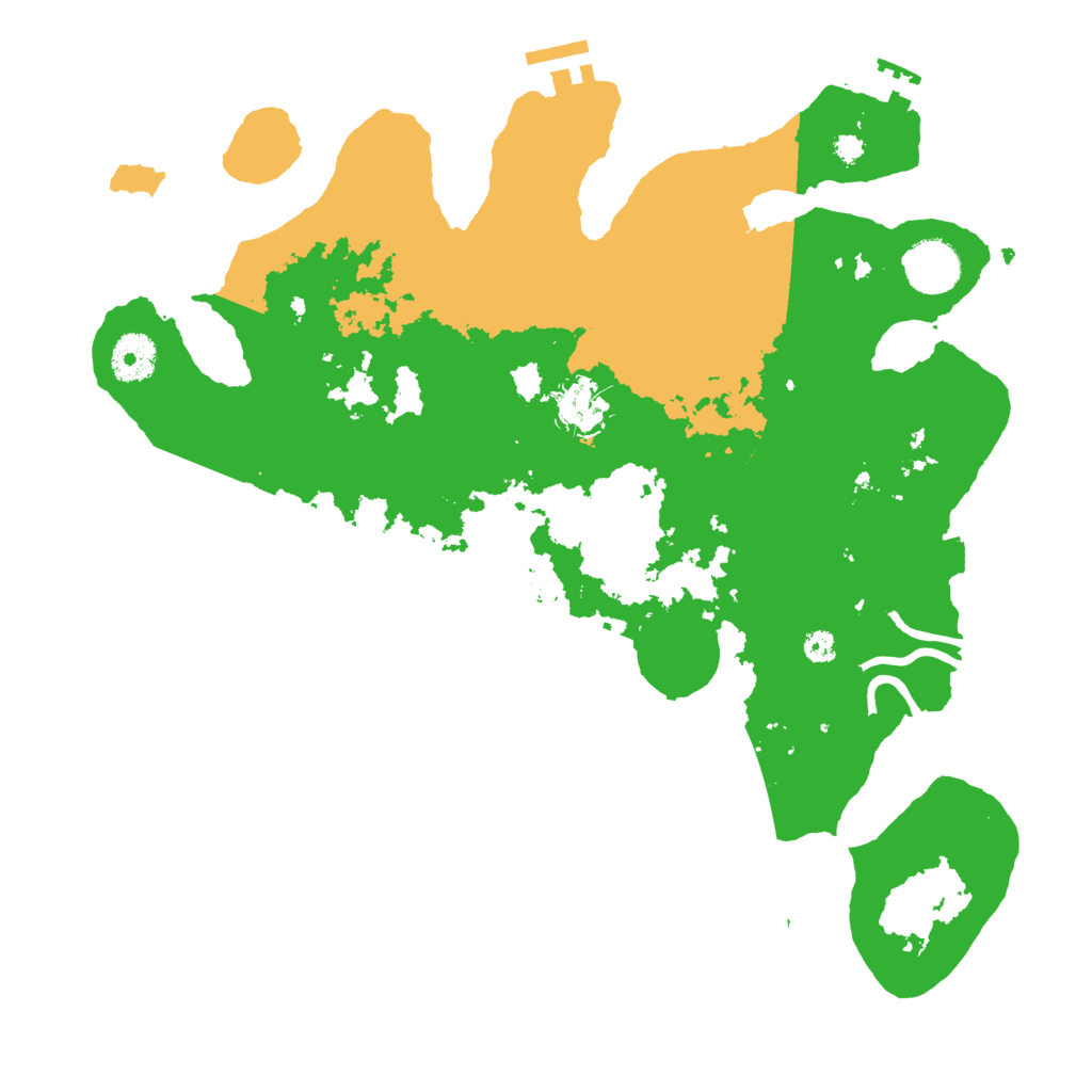 Biome Rust Map: Procedural Map, Size: 3500, Seed: 127261283