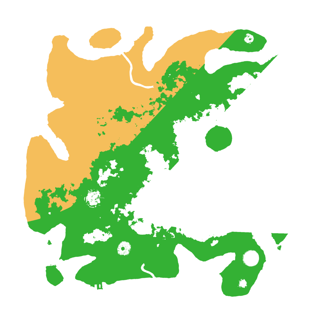 Biome Rust Map: Procedural Map, Size: 3500, Seed: 639072809