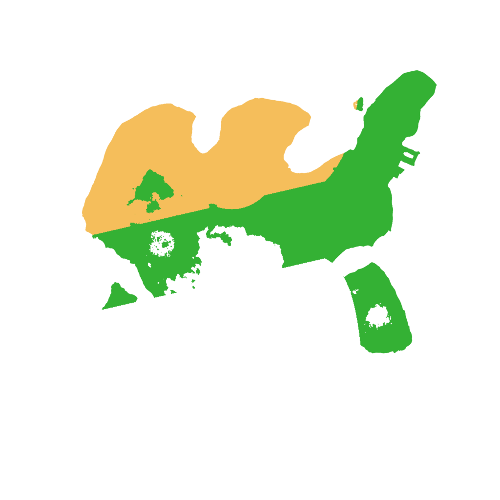 Biome Rust Map: Procedural Map, Size: 2000, Seed: 1019201834