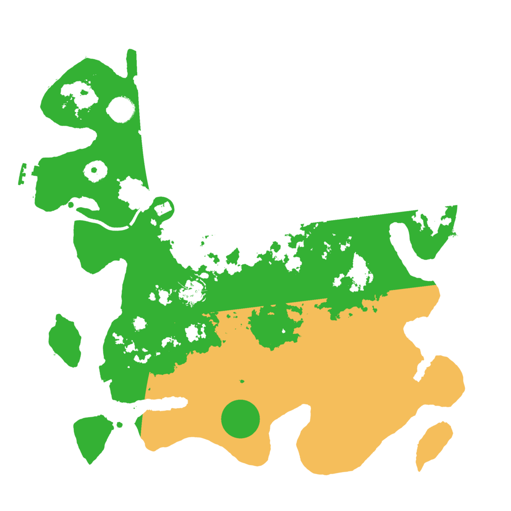 Biome Rust Map: Procedural Map, Size: 3500, Seed: 27576067