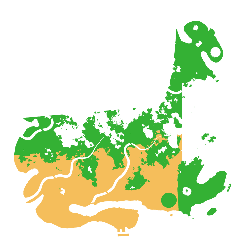 Biome Rust Map: Procedural Map, Size: 4250, Seed: 272931695