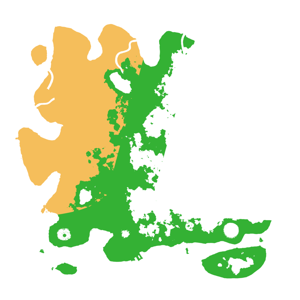 Biome Rust Map: Procedural Map, Size: 3500, Seed: 1244422594