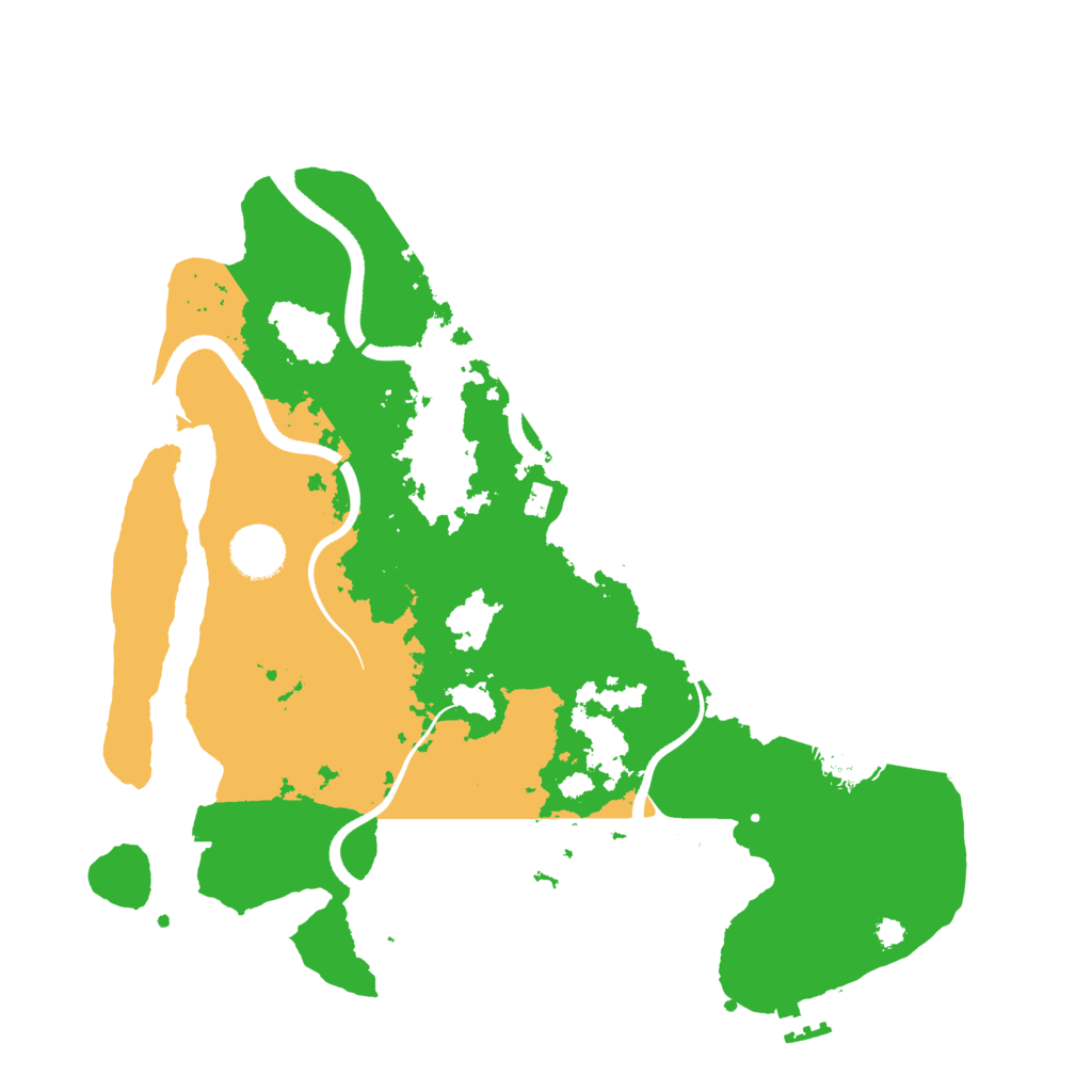 Biome Rust Map: Procedural Map, Size: 3500, Seed: 275708013