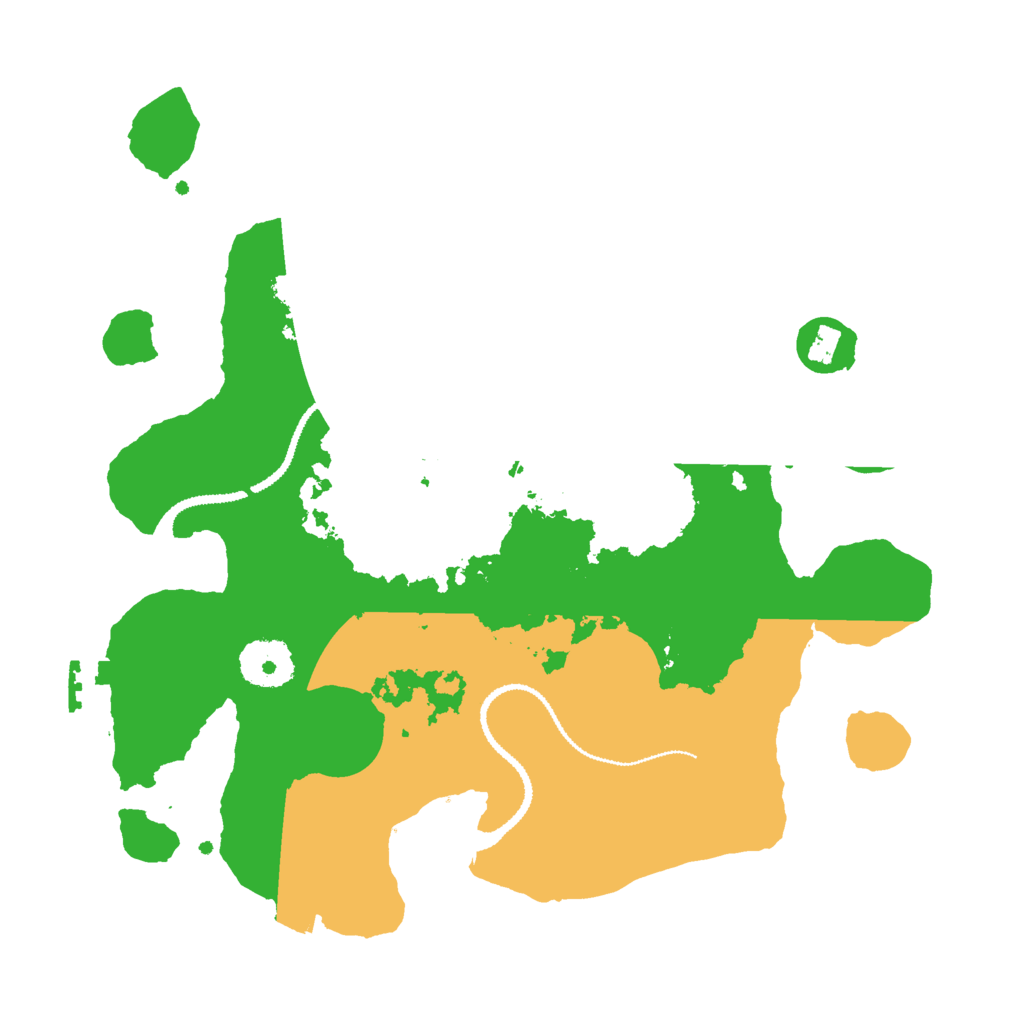 Biome Rust Map: Procedural Map, Size: 3000, Seed: 16311218