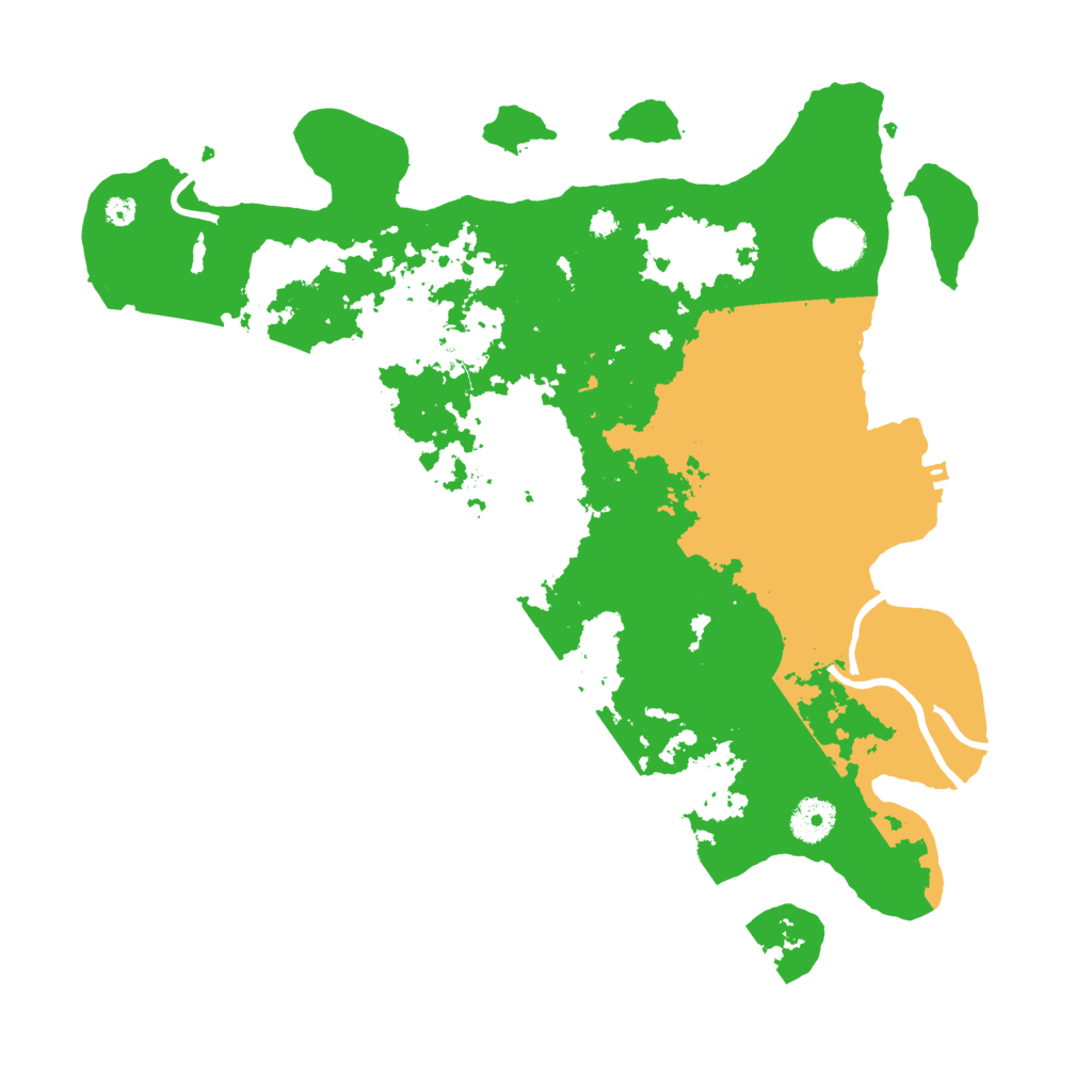 Biome Rust Map: Procedural Map, Size: 3700, Seed: 1480821974