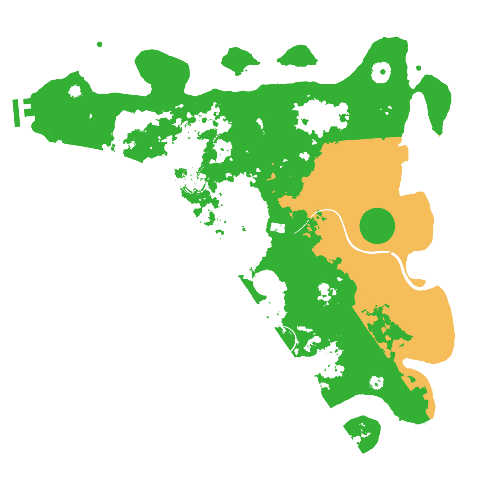 Biome Rust Map: Procedural Map, Size: 3700, Seed: 1480821974