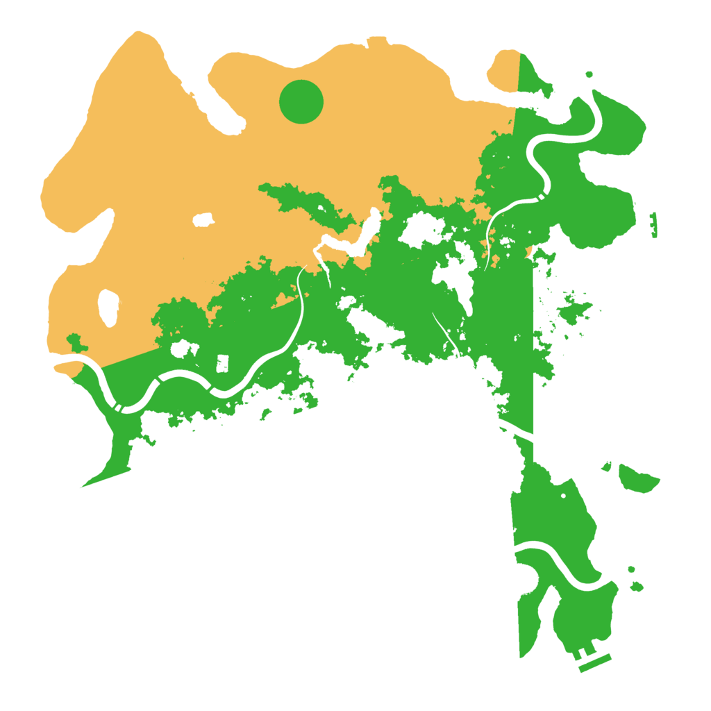 Biome Rust Map: Procedural Map, Size: 4250, Seed: 3245