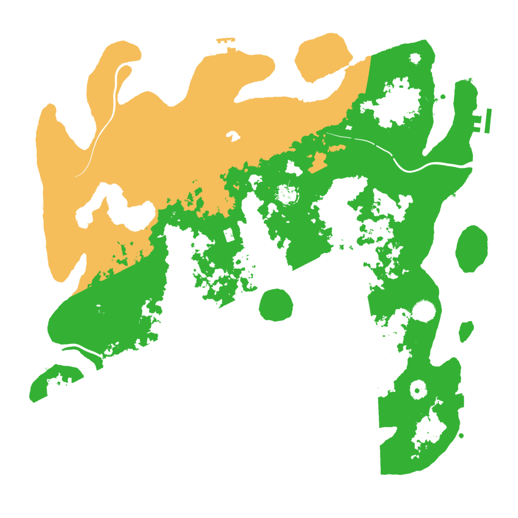 Biome Rust Map: Procedural Map, Size: 4250, Seed: 760757345