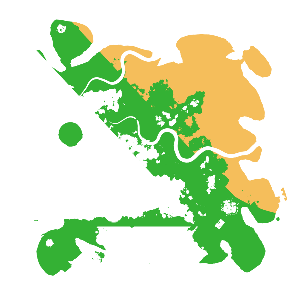 Biome Rust Map: Procedural Map, Size: 3500, Seed: 2134092621