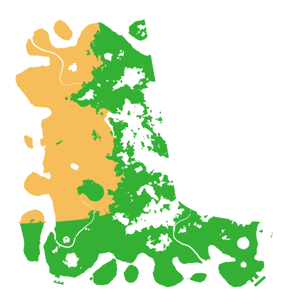 Biome Rust Map: Procedural Map, Size: 4500, Seed: 277835572